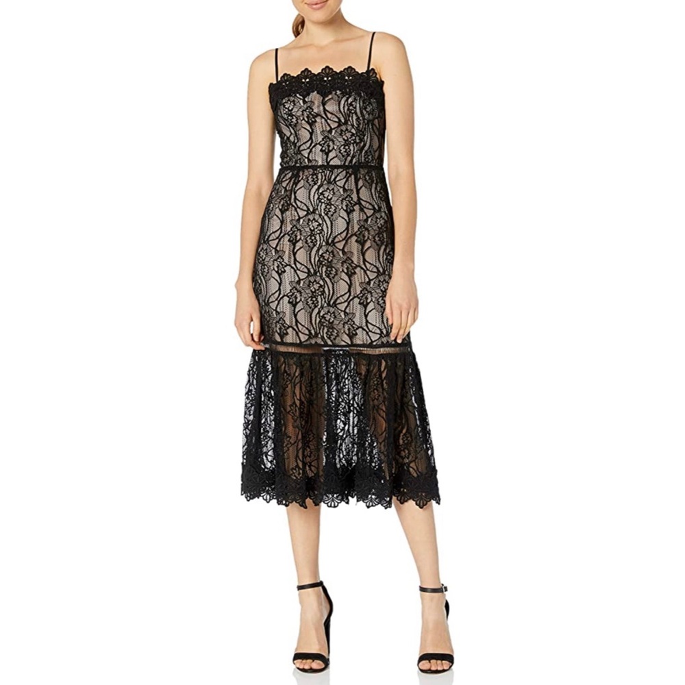 BB Dakota RSVP Black and Nude Dress